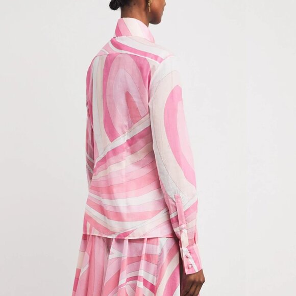 Pucci Cotton Printed Blouse - Picture 2 of 11